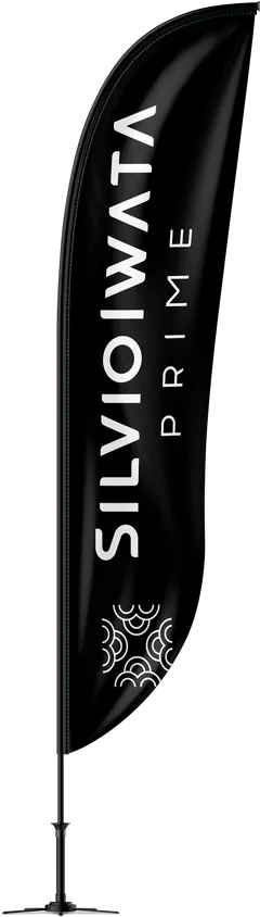 Wind banner preto Silvio Iwata Prime