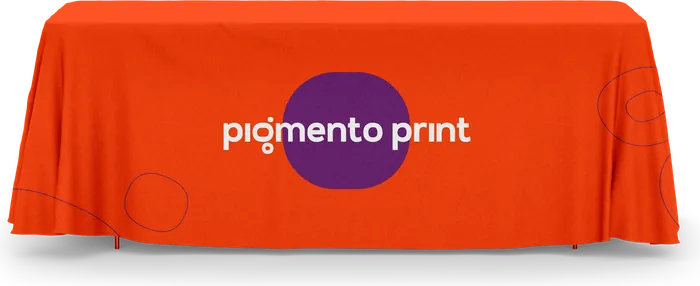 Toalha de mesa personalizada para estandes